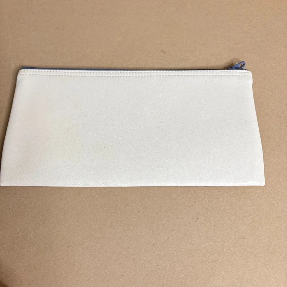 Vintage 1st American Bank & Trust Zipper Pouch Banking Promo Document Bag
